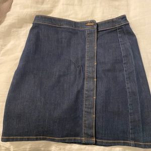 Loft Jean Skirt